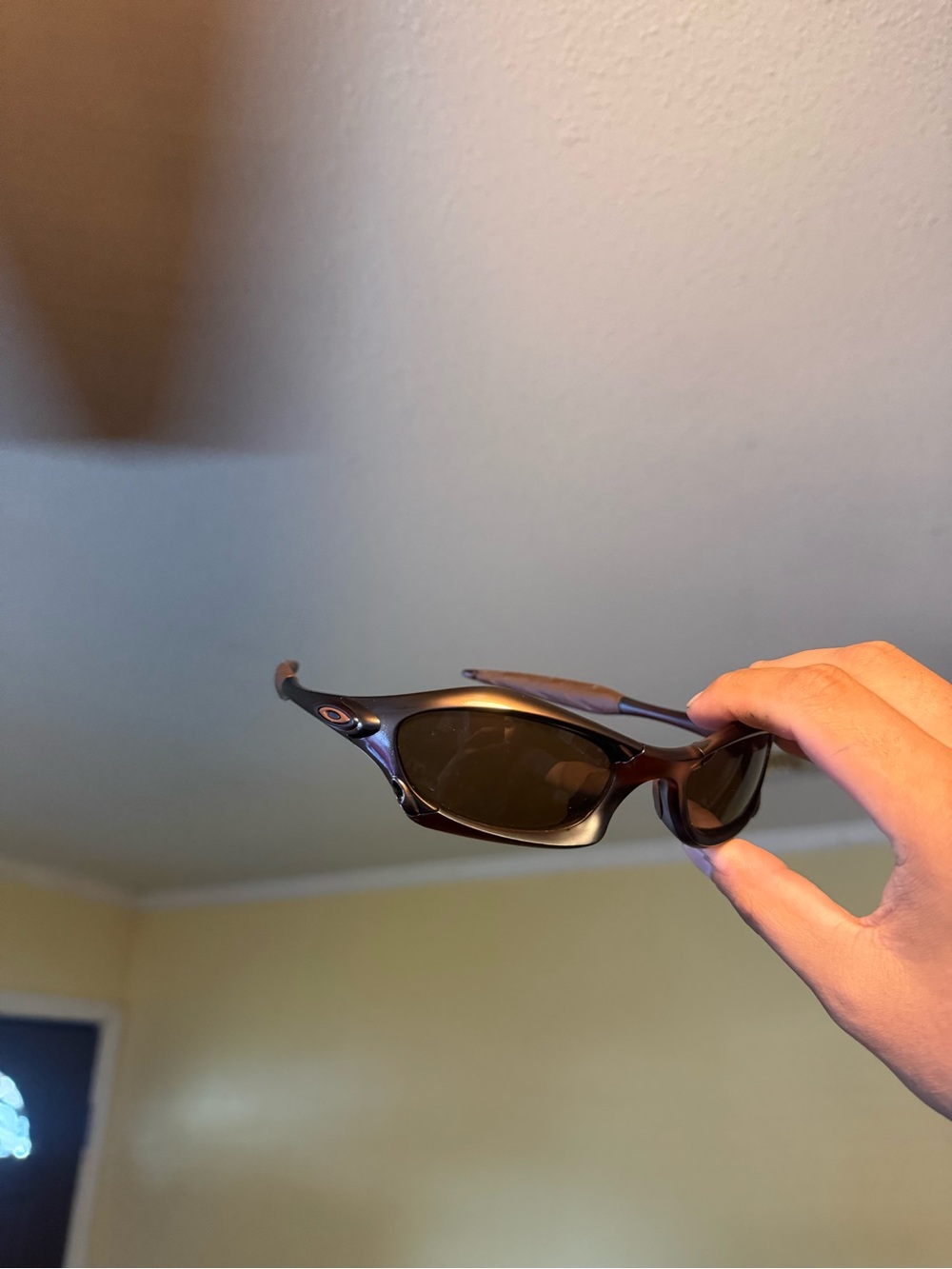 Oakley Brown/Black Wrap Sunglasses Oakley oakl